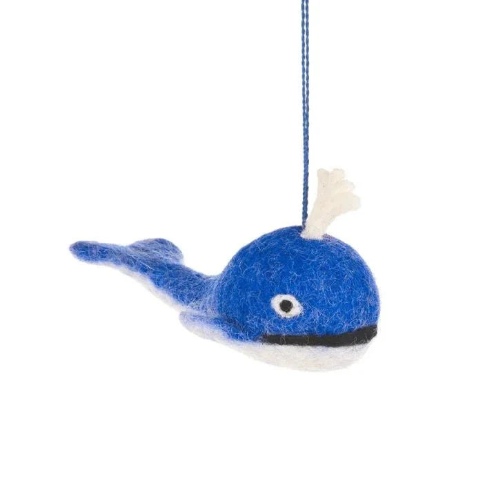 Felt Bubbles the Blue Whale - SLBLWH - Uneeka