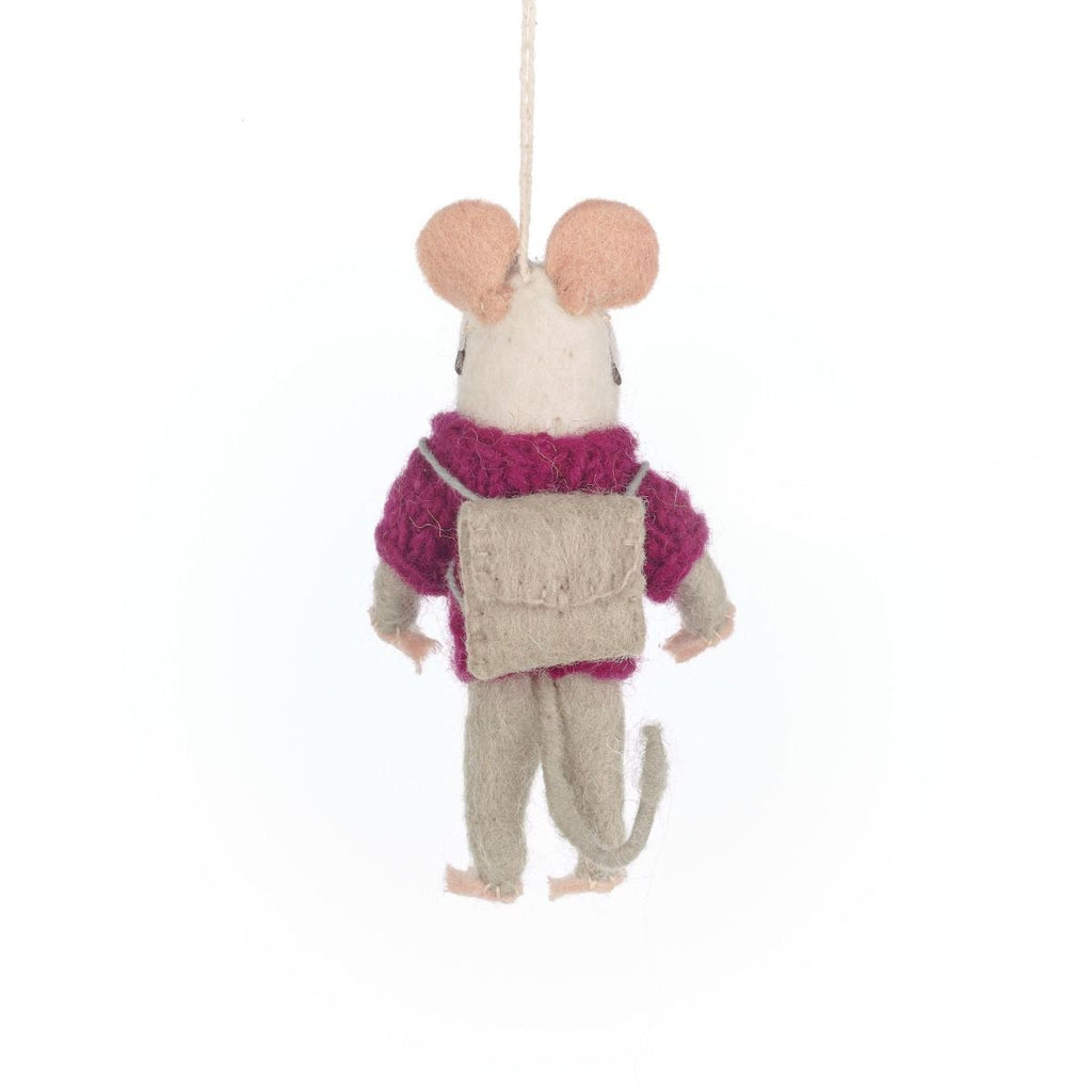 Felt Charles the Cosy Jumper Mouse - WCCHRM - Uneeka