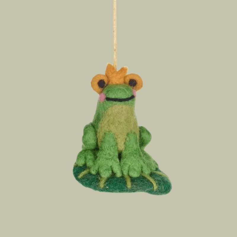 Felt Charming The Fairytale Frog - FYPRTFG - Uneeka