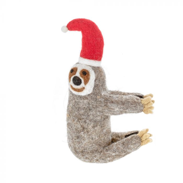 Felt Christmas Sloth Tree Topper - TCCSTT - Uneeka