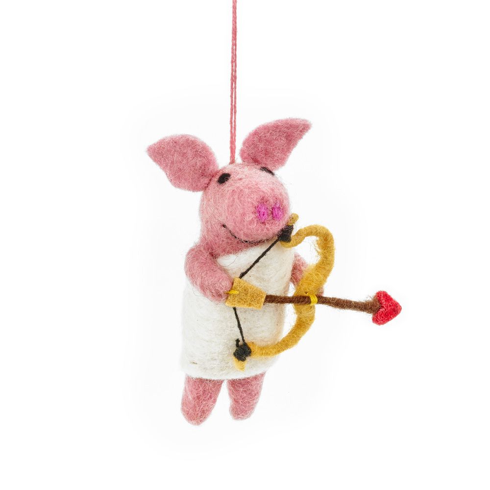 Felt Cupig Cupid Pig - VACP - Uneeka