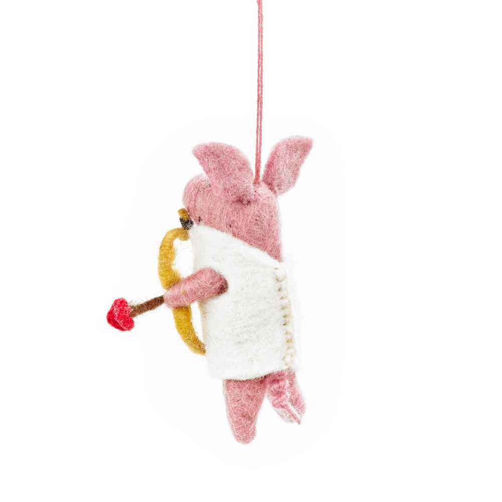 Felt Cupig Cupid Pig - VACP - Uneeka