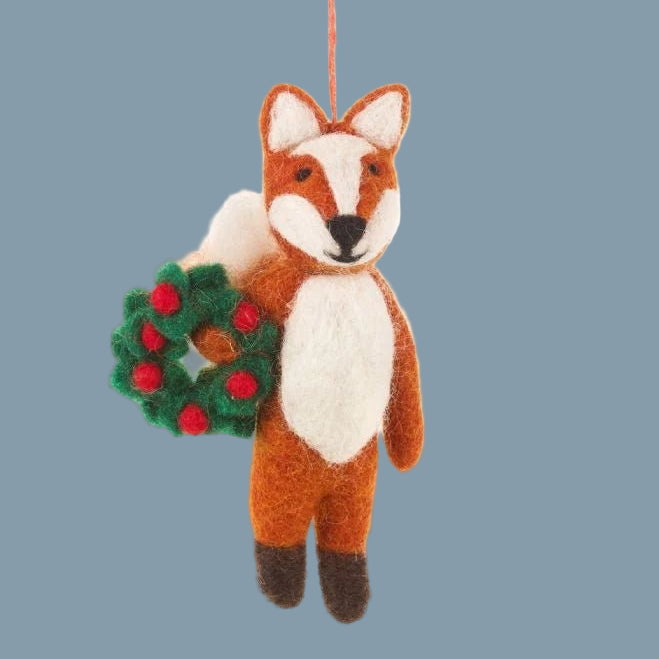 Felt Felix the Festive Fox - CHWFFF - Uneeka