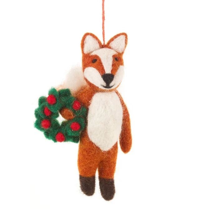 Felt Felix the Festive Fox - CHWFFF - Uneeka