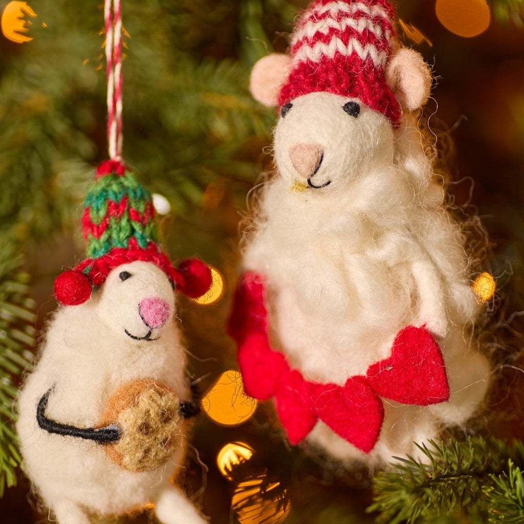 Felt Festive Christmas Sheep - XM122 - COOKIE - Uneeka