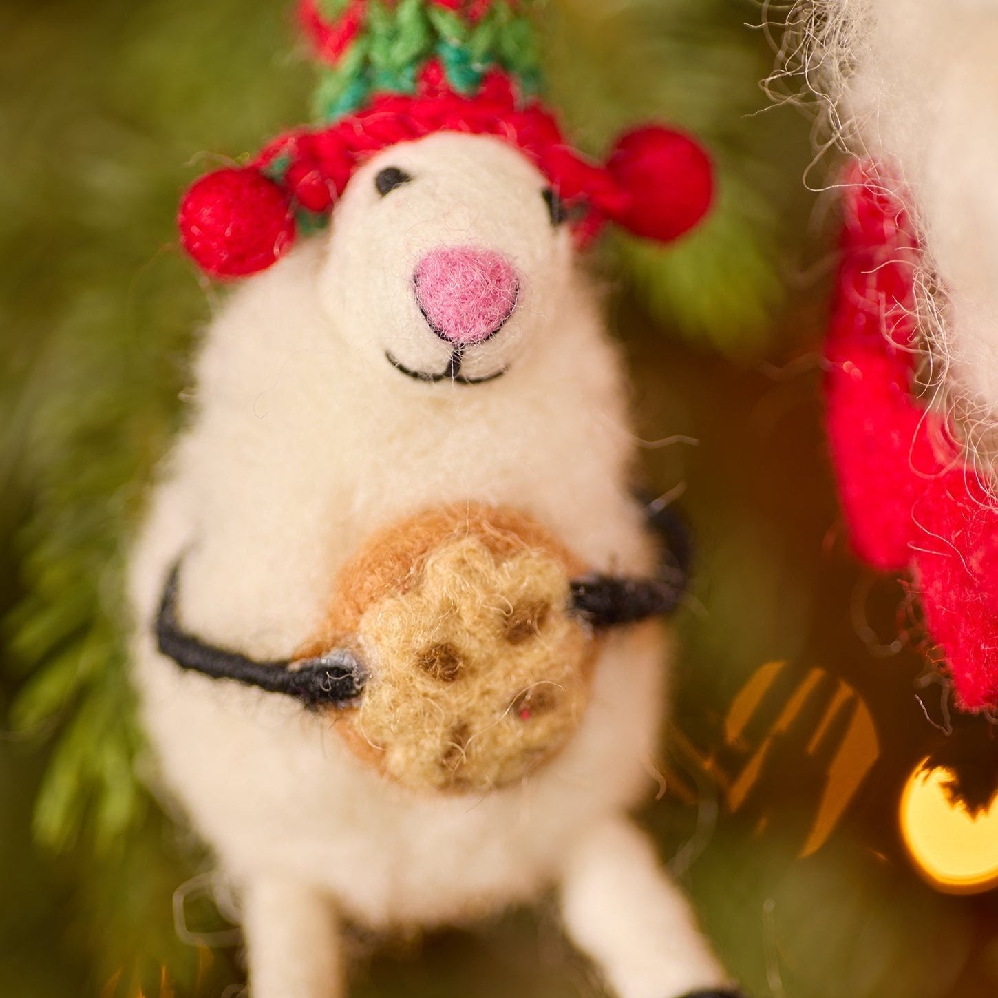 Felt Festive Christmas Sheep - XM122 - COOKIE - Uneeka