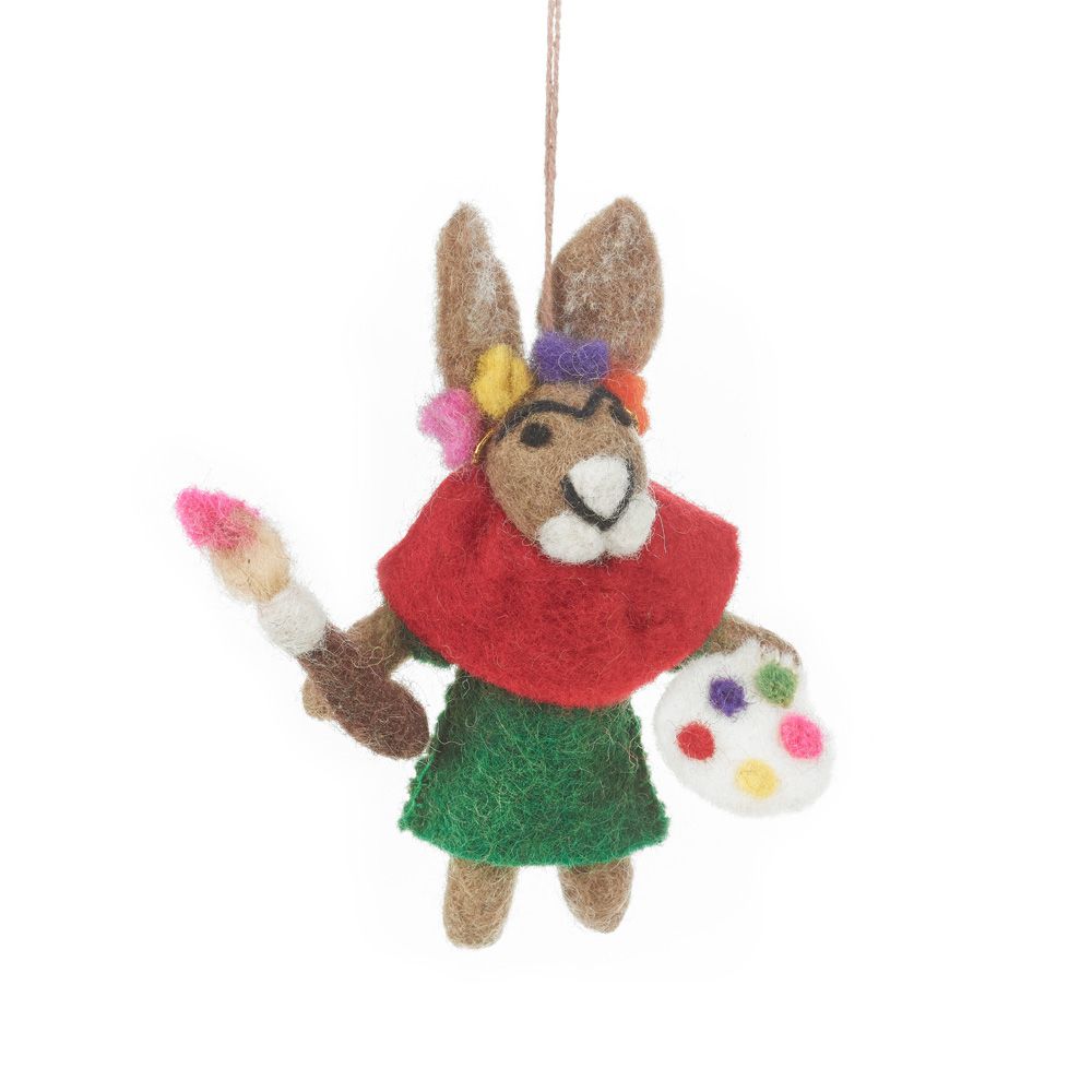 Felt Frida Kahlo Hare - PPFKH - Uneeka