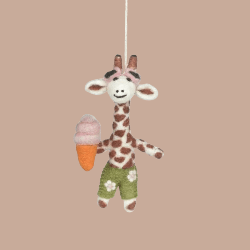 Felt Georgia The Giraffe - SAGING - Uneeka