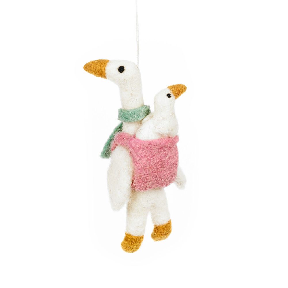 Felt Mother Goose & Baby Goose - FYMGOO - Uneeka