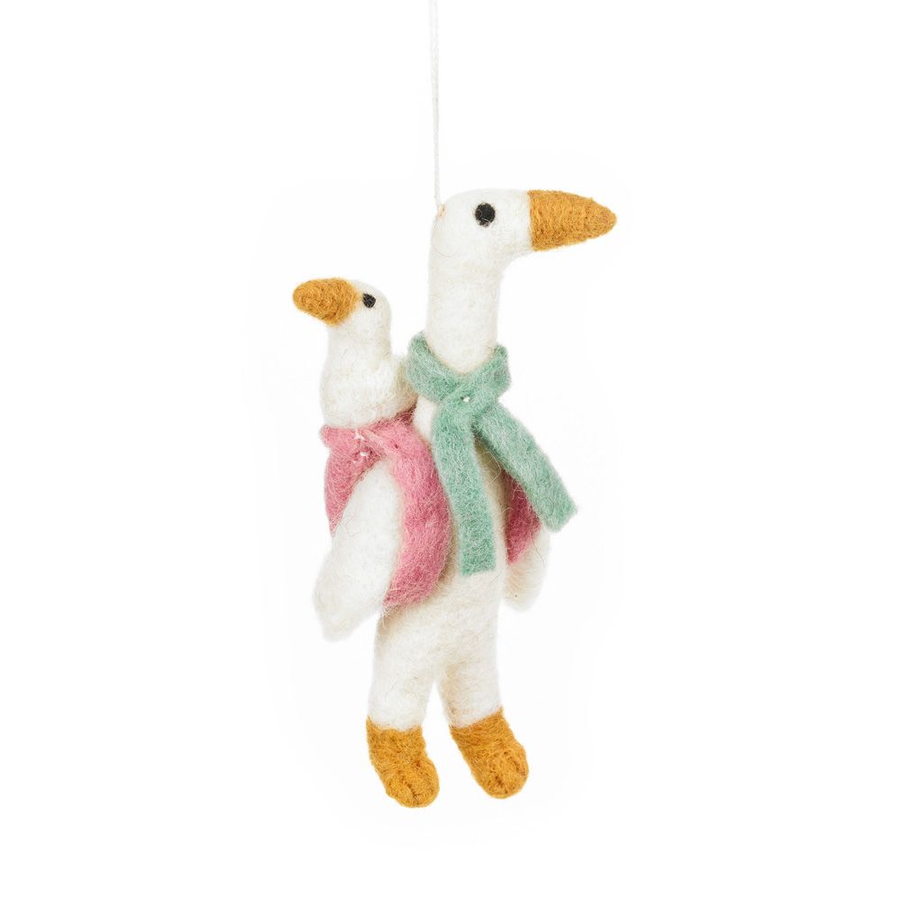 Felt Mother Goose & Baby Goose - FYMGOO - Uneeka