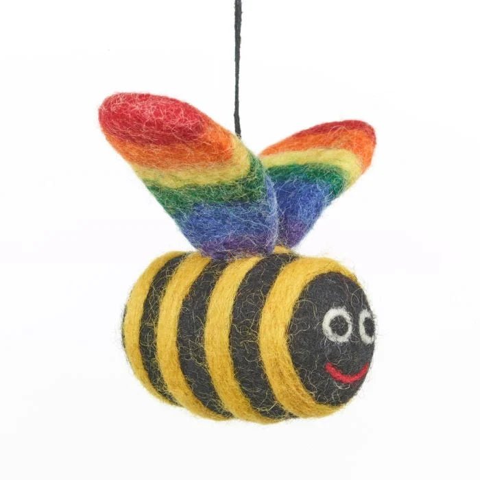 Felt Rainbow Pride Bumblebee - FYRBBEE - Uneeka