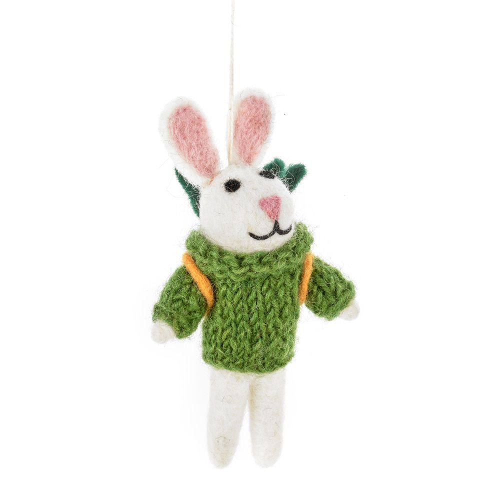 Felt Robert the Rabbit With Carrot Backpack - FYRONTR - Uneeka