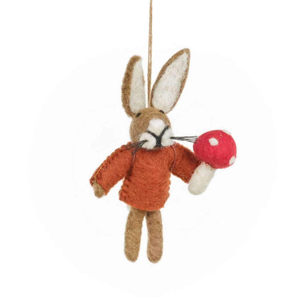 Felt Ruth the Foraging Hare - ANHRUTH - Uneeka