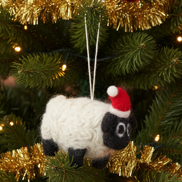 Felt Sharon the Christmas Sheep - CWCHBSH - Uneeka