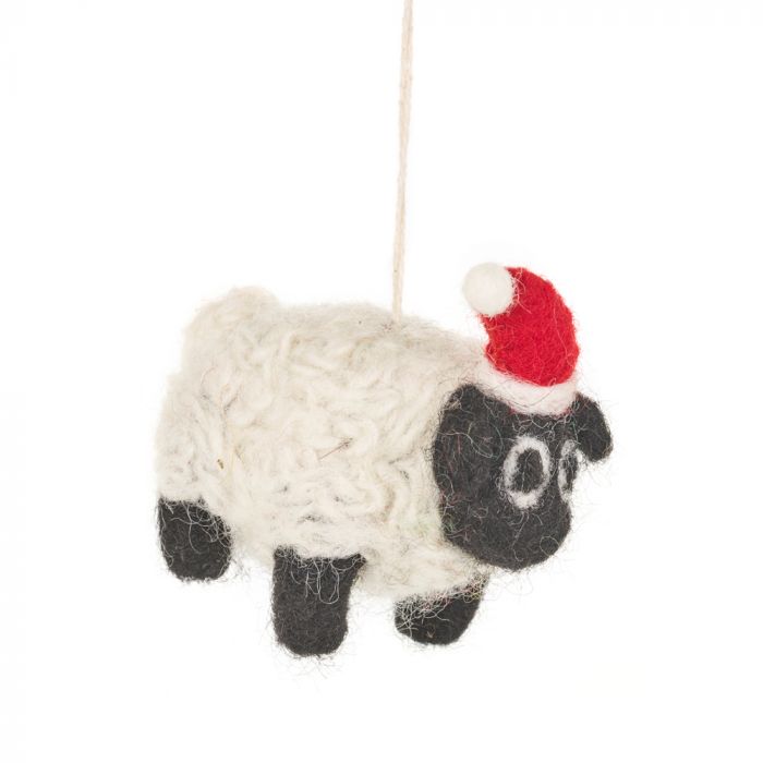 Felt Sharon the Christmas Sheep - CWCHBSH - Uneeka