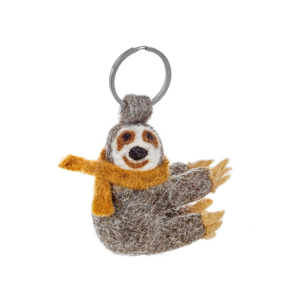 Felt Sloth Keyring - KRSLO - Uneeka