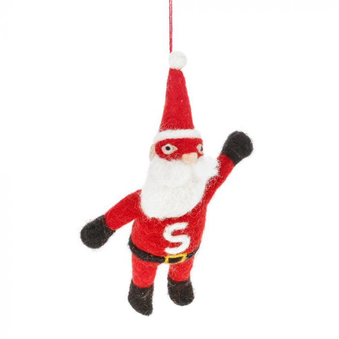 Felt Superhero Santa - TCSHS - Uneeka