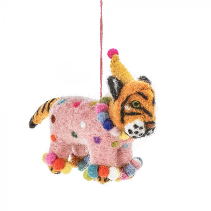 Felt Tabby the Party Tiger - SAFITI - Uneeka