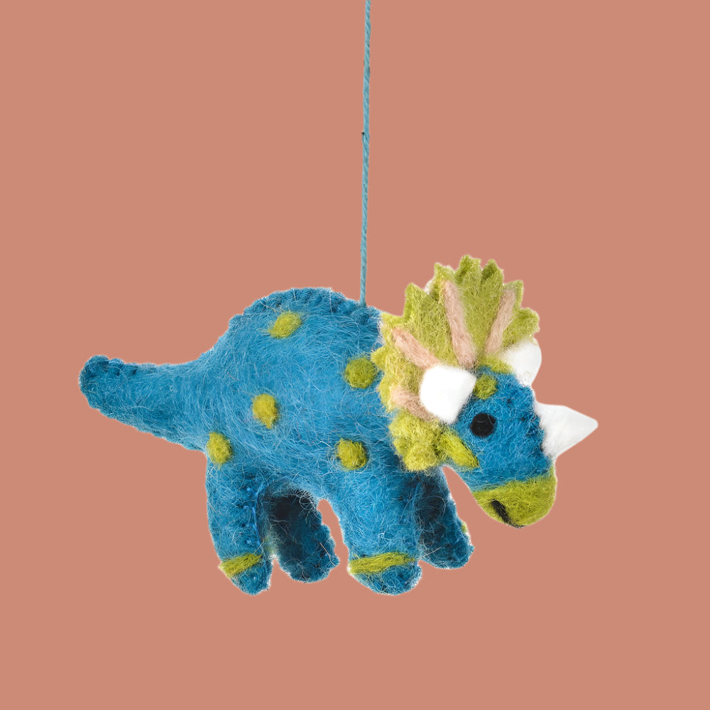 Felt Tessa Triceratops Dinosaur - DSTTT - Uneeka