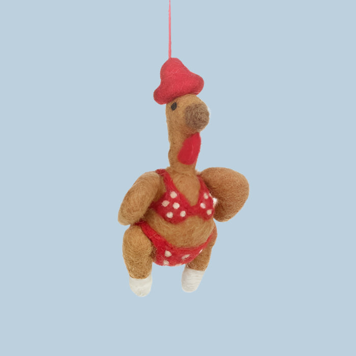 Felt Tina the Holiday Turkey - CCSZT - Uneeka