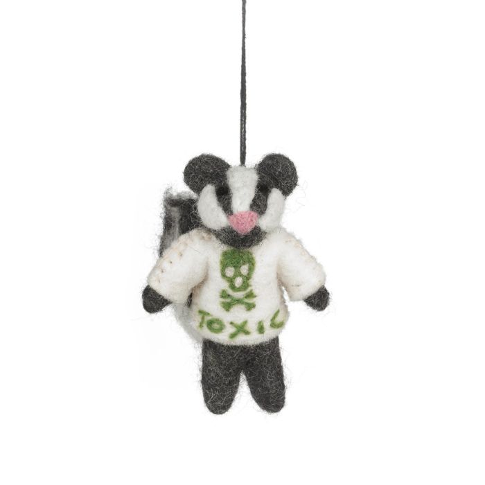 Felt Tony the Toxic Skunk - WCTOXS - Uneeka