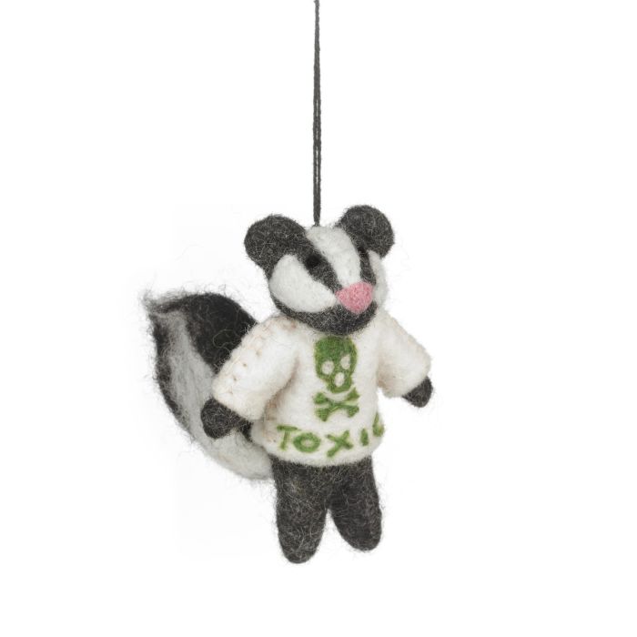 Felt Tony the Toxic Skunk - WCTOXS - Uneeka