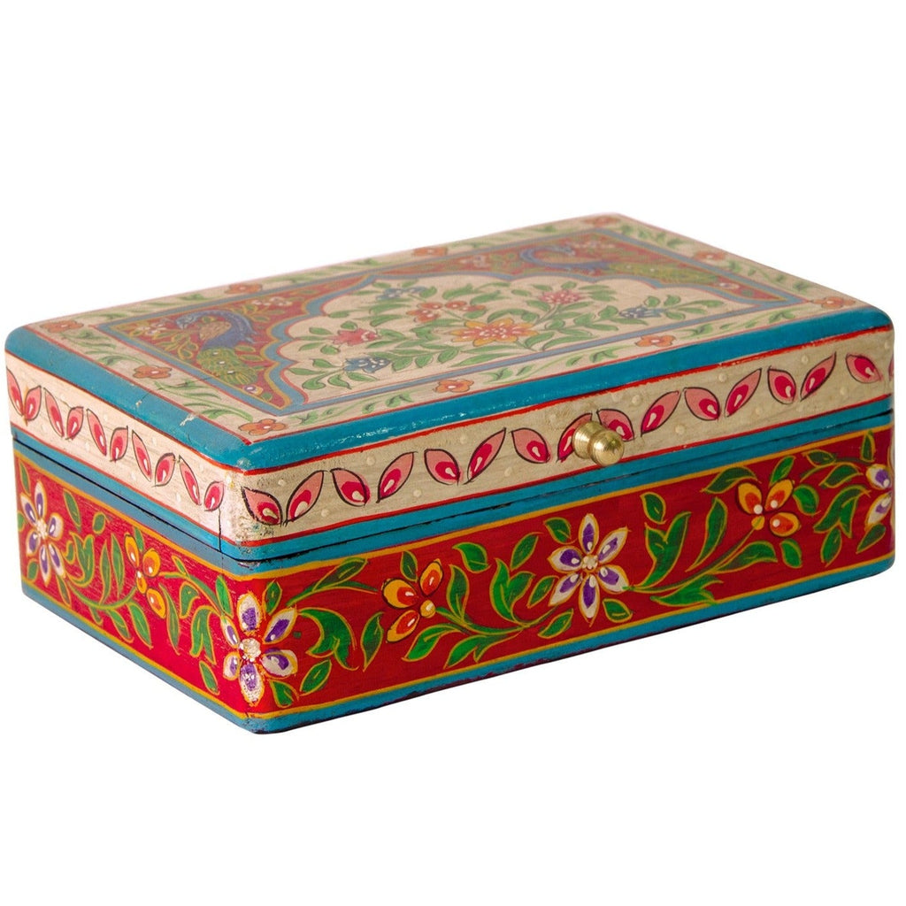 Floral Hand Painted Trinket Box - BX645 - Uneeka