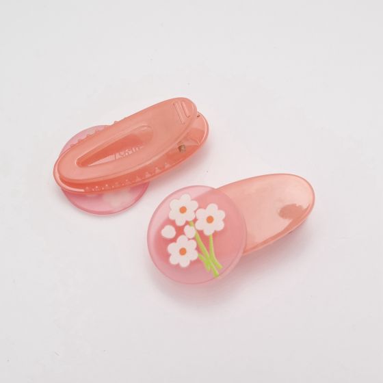 Floral Twin Pack of Hair Slides - 0.HD1118 - Uneeka