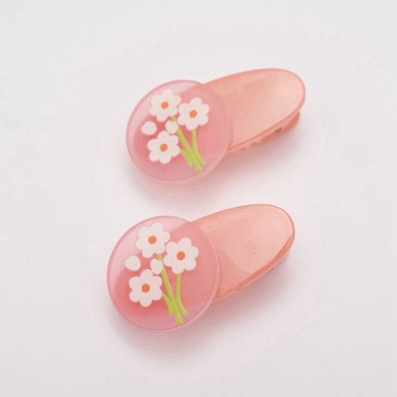 Floral Twin Pack of Hair Slides - 0.HD1118 - Uneeka