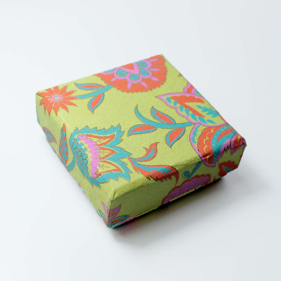 Floral Twist Jewellery Box - GBX 4011 - SMALLPURPLE - Uneeka