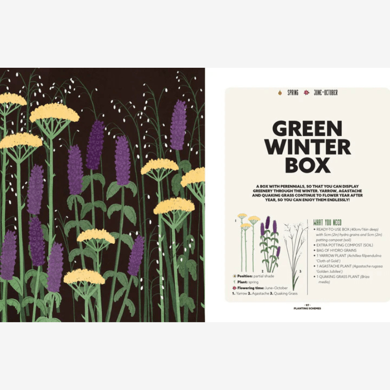 Flower Garden Illustrated Guide Book - B054582 - Uneeka