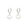 Flower Shape Drop Earring - CE - 4241 - SL - Uneeka