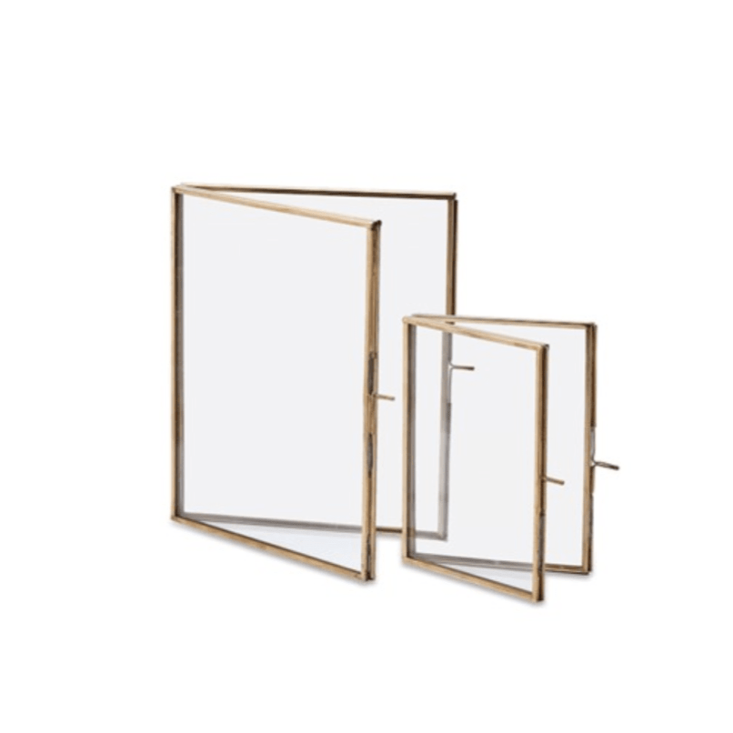 Folded Danta Antique Brass Frame - DF0301 - Uneeka