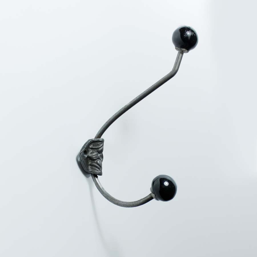 French Rosette Hat & Coat Hook with Ceramic Balls - 49.336B.AIC.215 - Uneeka