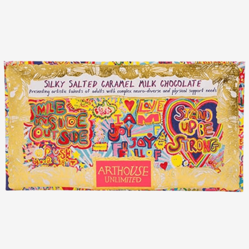 Full Of Joy Silky Salted Caramel Milk Chocolate Bar - CHOC072 - Uneeka