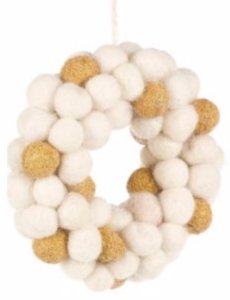 Funky Felt Hanging Wreath - CHMNIW - 1 - Uneeka