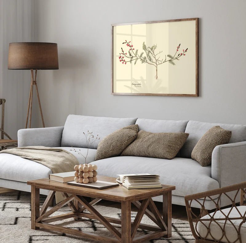 Galega Dubia Herb Framed Art Print - OFG 50x70 3112 - Uneeka