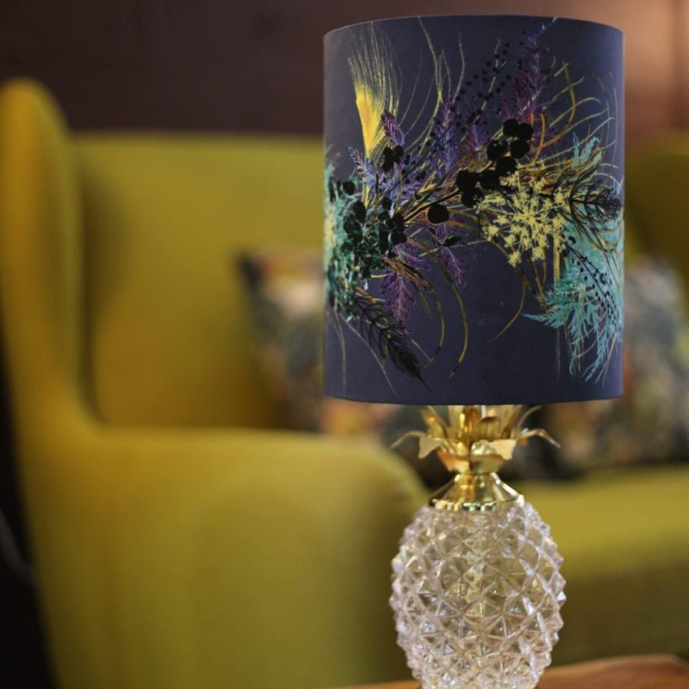 Galene's Whisper Dark Floral Lampshade* - LSSP116 - Uneeka