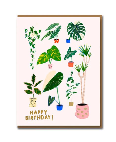 Garden Party Birthday Greetings Card - 1057 - Uneeka