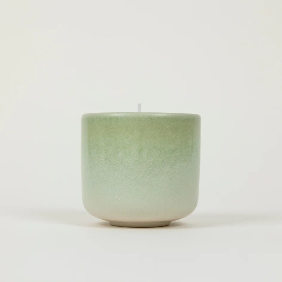 Garden Path Ceramic Pot Candle Walled Garden - F01364 - Uneeka