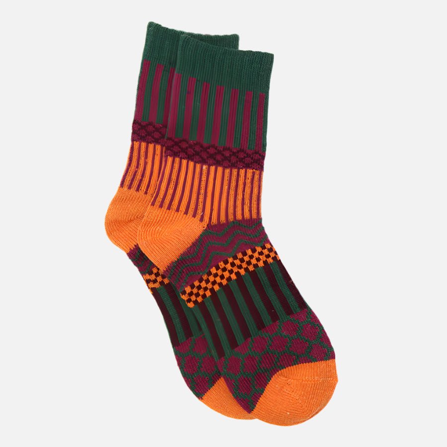 Geometric Wool Knit Socks - 20166 - Uneeka