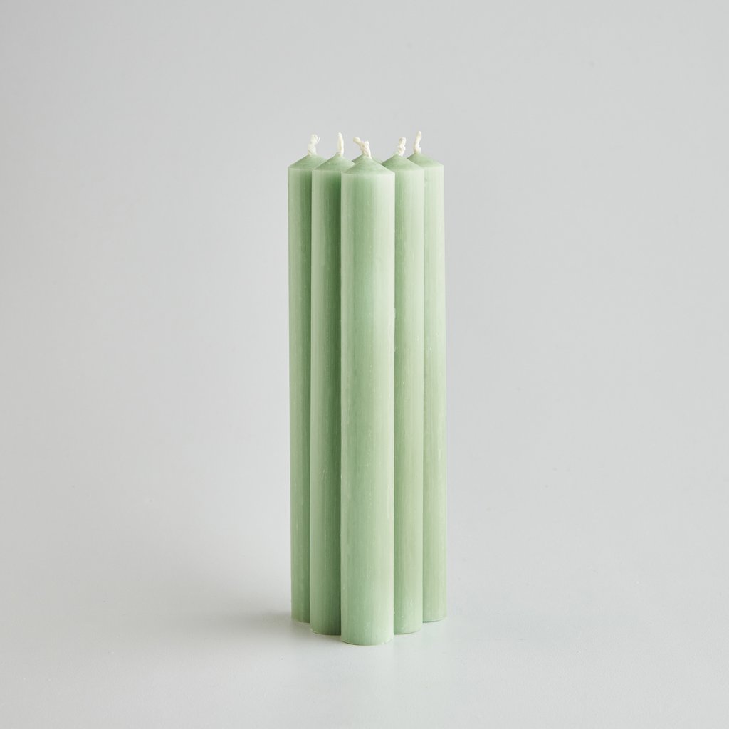 Gift Pack Atlantic Green Dinner Candles - F00075 - Uneeka