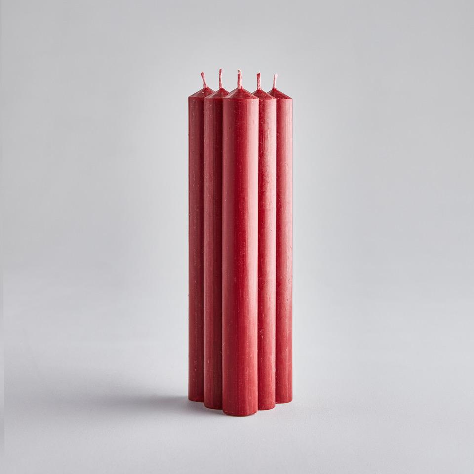 Gift Pack Red Dinner Candles - F00559 - Uneeka