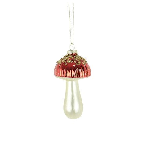 Glitter Mushroom Bauble - 5213 - Uneeka