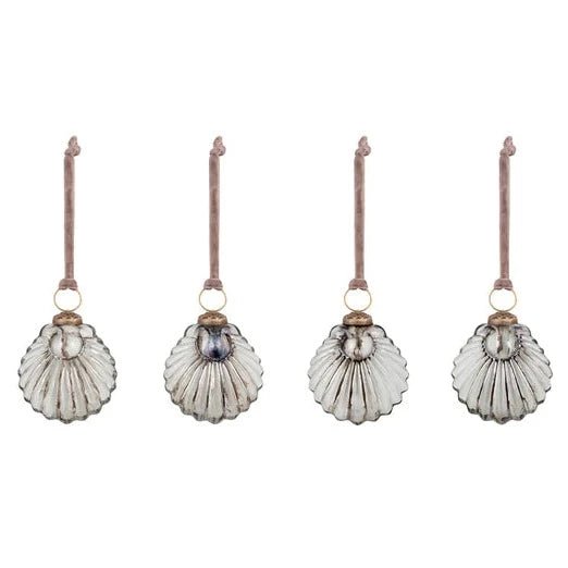Gold & Cream Sohni Shell Baubles - SB1901 - Uneeka