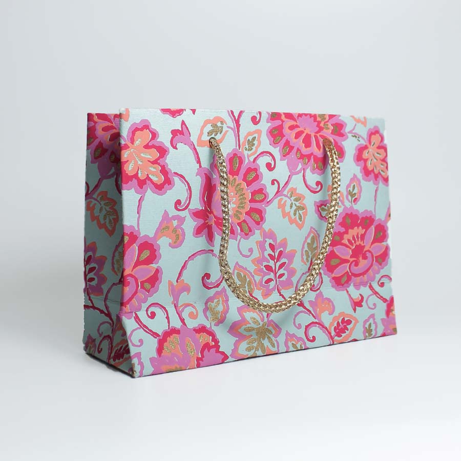 Gorgeous Pink Floral Gift Bag - GBG4045 - MINIB/P - Uneeka