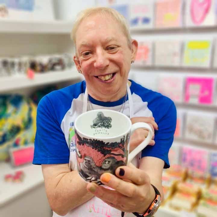 Gorillas Fine Bone China Mug - MUG025 - Uneeka