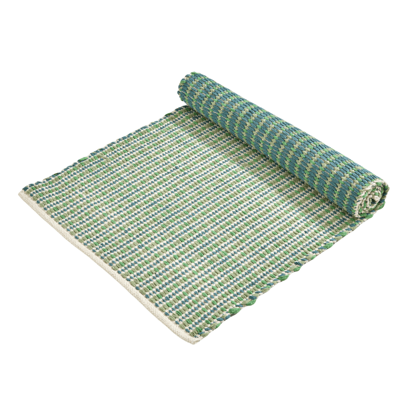 Green Capri Cotton Rug - CPRXG - Uneeka