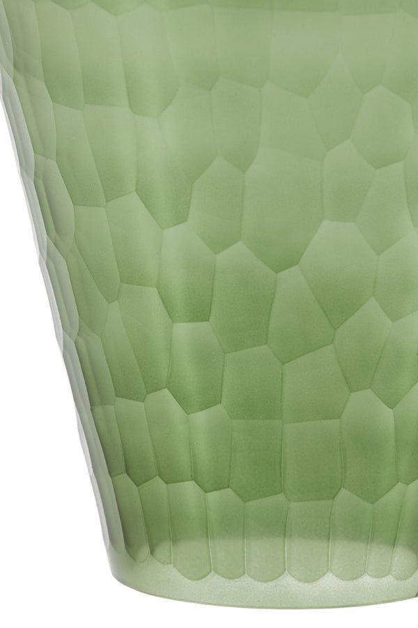 Green & Gold Textured Glass Hanging Lamp - 2967576 - Uneeka