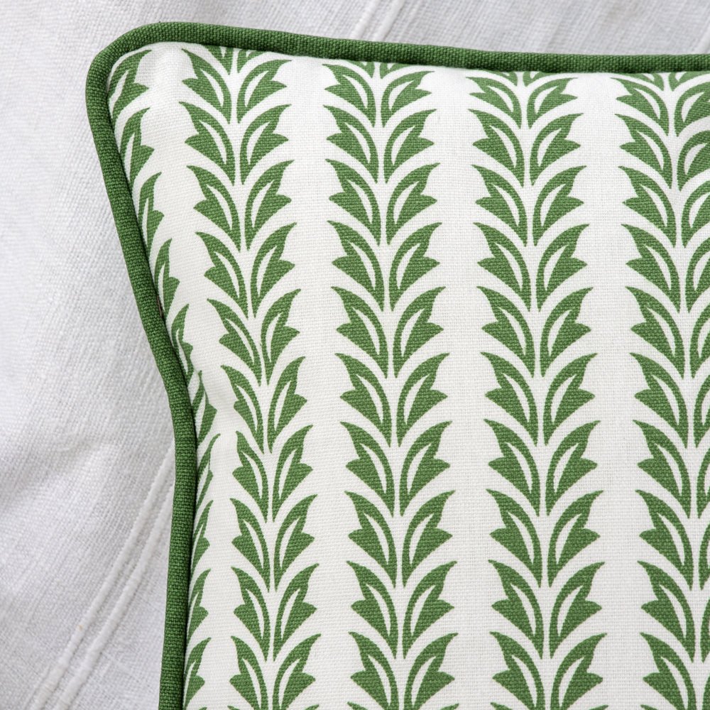 Green Valley Leaf Square Cushion - EIC21160 - Uneeka